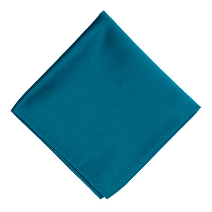 Lenço Liso Azul Petroleo