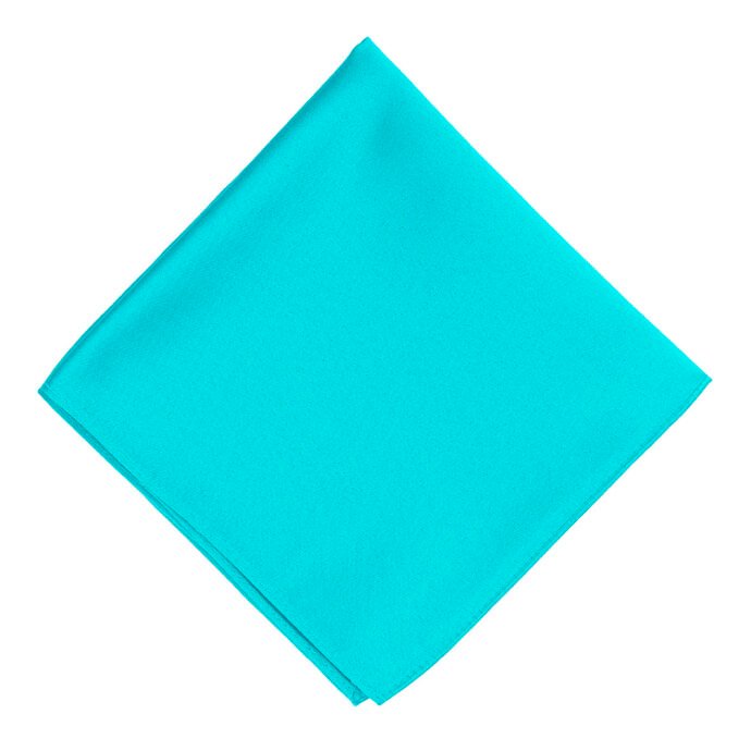 Lenço Liso Azul Tiffany