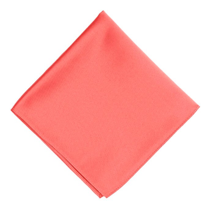 Lenço Liso Coral