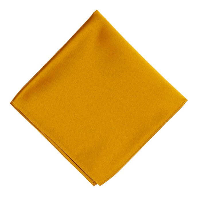 Lenço Liso Dourado