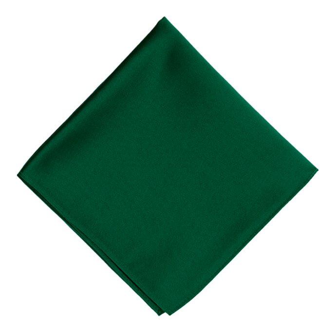 Lenço Liso Verde Garrafa